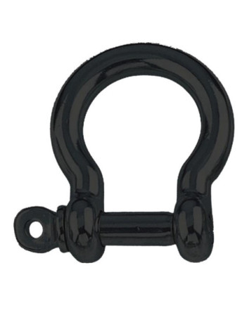 Manille LYRE Forgée Inox A4 Noir Diamètre 5