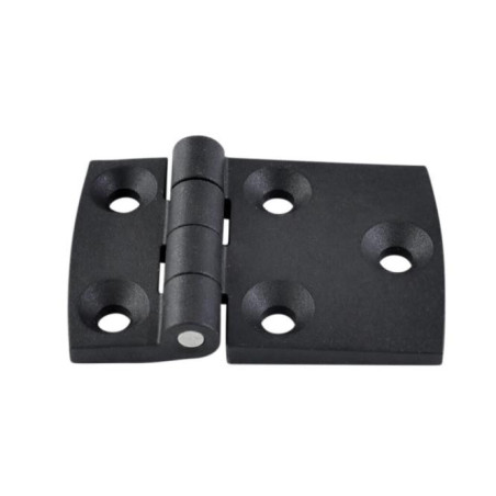 1 x Charnière Asymétrique 90X60 nylon noir