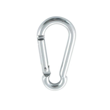 1 x Mousqueton POMPIER 5X50 ARGENT Aluminium