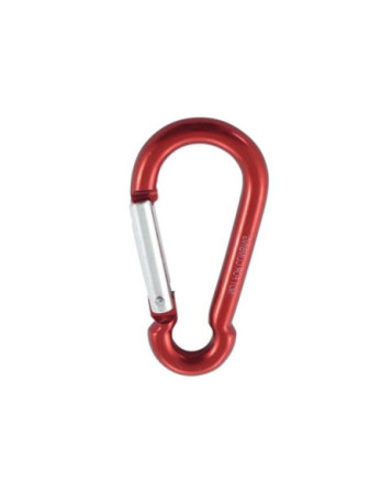 Mousqueton POMPIER 5X50 Rouge Aluminium