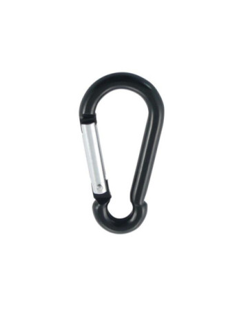 Mousqueton POMPIER 5X50 Noir Aluminium