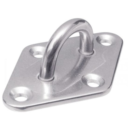1 x Pontet à platine Losange 40X65 Inox A2