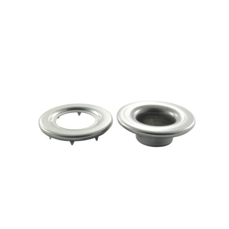 1 x Fixation avec oeillet Inox A2 Diamètre 6.7