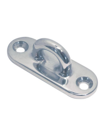 Pontet à platine OVALE 88X32 Inox A4