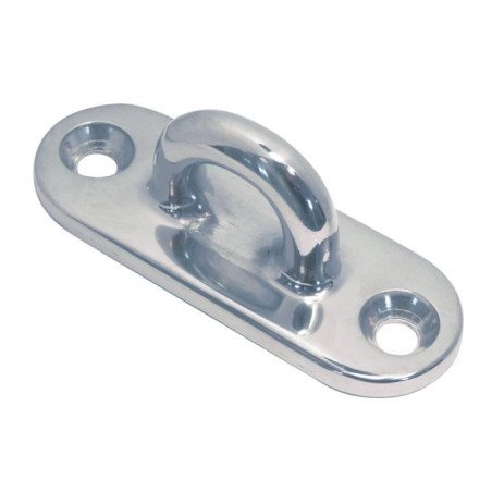 1 x Pontet à platine OVALE 100X36 Inox A4