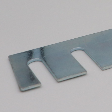 1 x Platine ASSEMBLAGE 50X320X2 Acier zingué