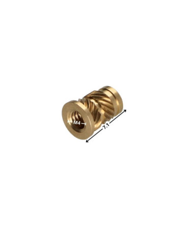 Insert Avec Tête SONICFIX Laiton M4X7.1