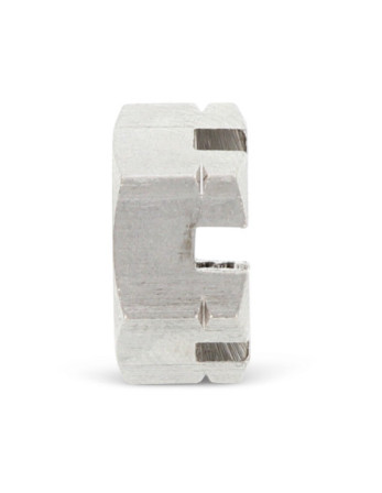 Écrou hexagonale à CRENEAUX BAS M10 Inox A2