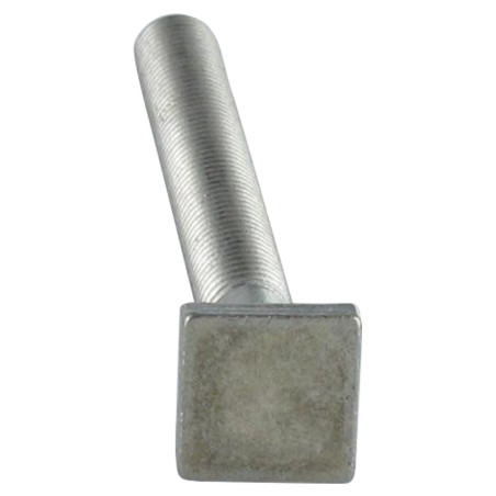 1 x Vis métaux M6X50 Tête Carrée 10X10 EP4 Inox A2