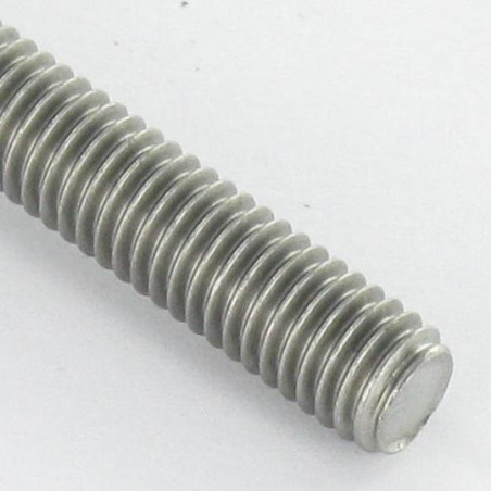 1 x Vis métaux M6X50 Tête Carrée 10X10 EP4 Inox A2
