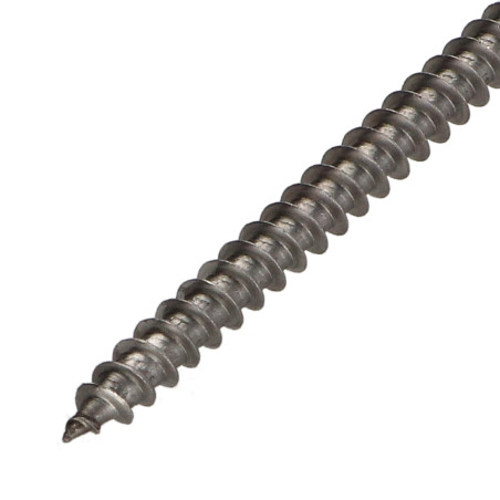 1 x VBA Vis bois agglo Inox A2 Tête ronde TR Pozi 6X80