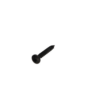 VBA Vis bois agglo Inox A2 Noir Tête ronde TR Pozi 4X25