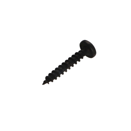 1 x VBA Vis bois agglo Inox A2 Noir Tête ronde TR Pozi 4X25