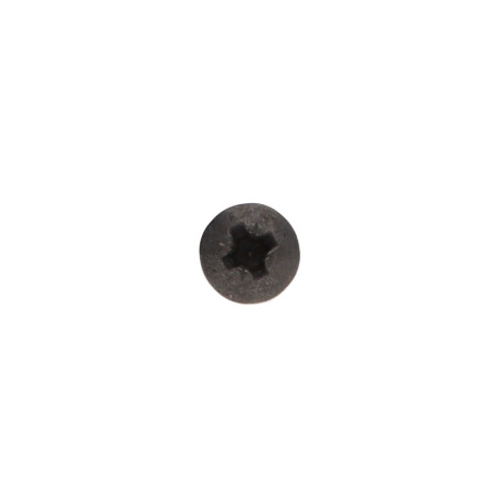 1 x VBA Vis bois agglo Inox A2 Noir Tête ronde TR Pozi 4X25