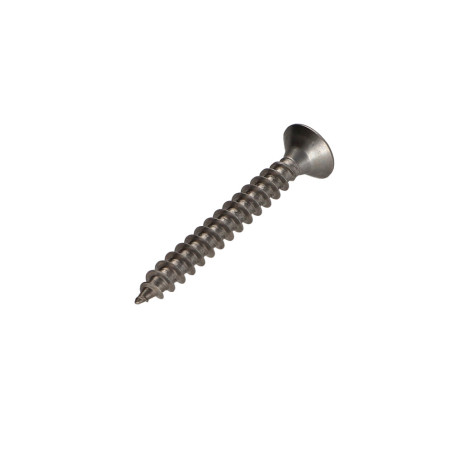 1 x VBA Vis bois agglo Inox A2 Tête ronde TR Pozi 6X50