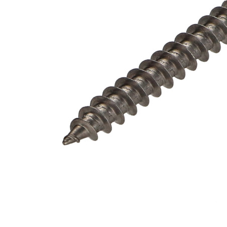 1 x VBA Vis bois agglo Inox A2 Tête ronde TR Pozi 6X50
