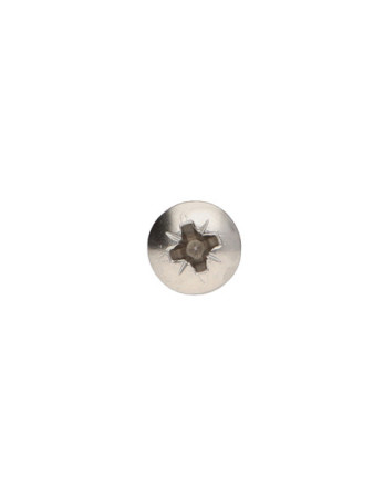 VBA Vis bois agglo Inox A2 Tête ronde TR Phillips 4X12 Pas 2.5