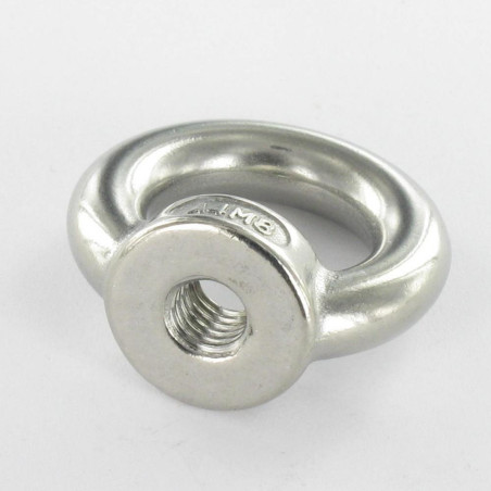 1 x Ecrou à Anneau de levage M6 Inox A4