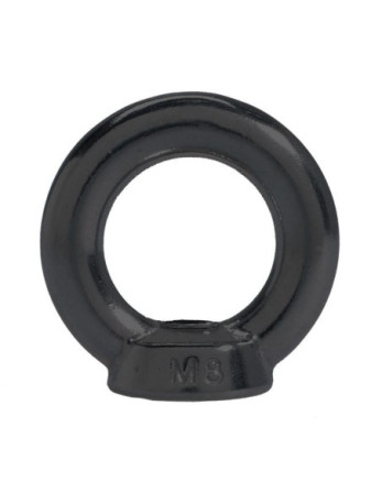 Ecrou à Anneau de levage M8 Inox A4 Noir