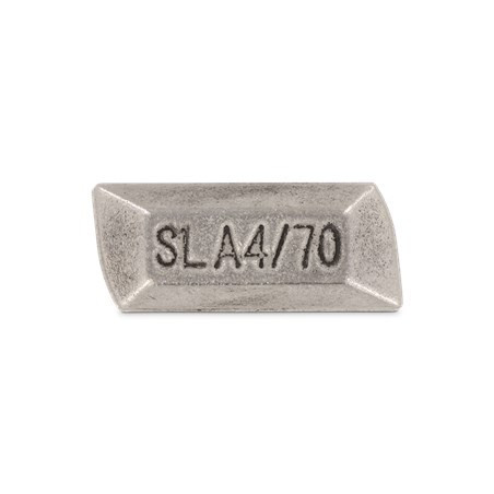1 x Vis métaux Tête rectangulaire 14X33.7X10.5 M10X25 T40/22 Inox A4