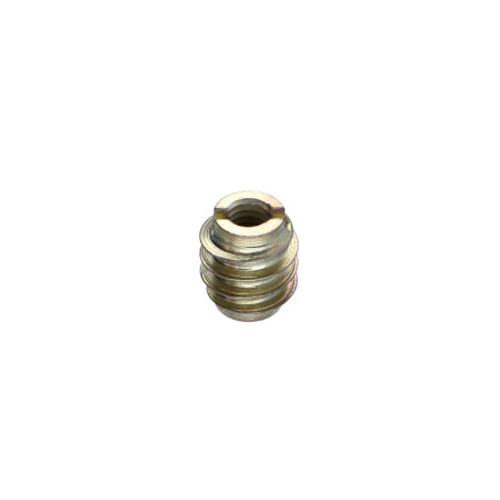 1 x Insert fileté bois fendu 13X15 M6 Acier zingué
