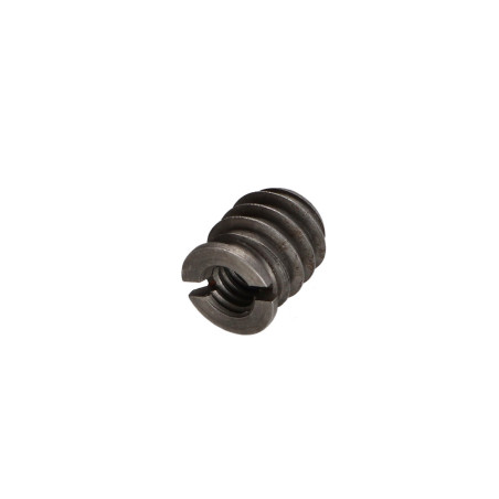 1 x Insert fileté bois fendu Acier brut M8 Pas de 150 14X17