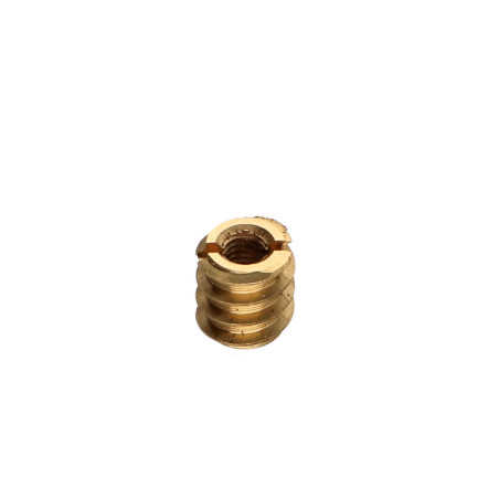1 x Insert Fendue Laiton M5 10X11