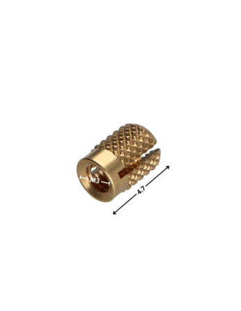 Insert EXPANSIONFIX Laiton M3X4.7