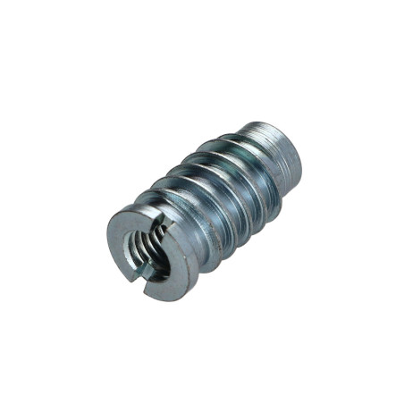 1 x Insert fileté bois fendu M8 13X25 Acier zingué