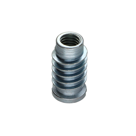 1 x Insert fileté bois fendu M8 13X25 Acier zingué