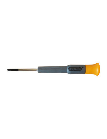 Tournevis plat fin N2.4 Longueur 120 Longueur tige métallique 50