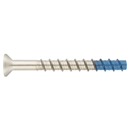 1 x Vis béton Tête fraisée TORX T45 8X80 Bimétal