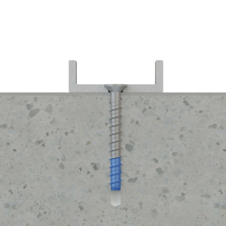 1 x Vis béton Tête fraisée TORX T45 8X80 Bimétal