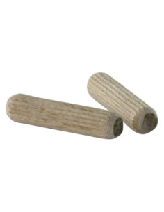 Tourillon en bois strié 16X120