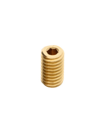 Insert Laiton Hexagonal creux M12 Pas de 200 X20 Percé 5.25