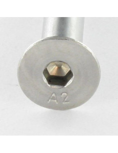 Vis métaux Inox A2 FHC tête fraisée empreinte hexagonale... 2