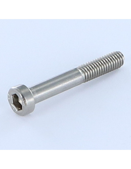 1 x Vis métaux CHC BTR BASSE/TROU Clé de 5 HC5 Inox A2 M8X25 Filetée sur 22