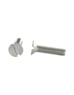 Vis métaux Inox A2 Tête fraisée Fendue M2X20 microvis