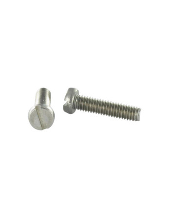 Vis métaux Inox A2 Tête cylindrique TC Fendue M2X6 microvis