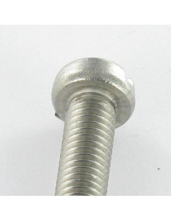 Vis métaux Inox A2 Tête cylindrique TC Fendue M1.2X2 microvis