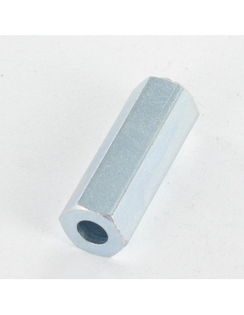 Entretoise Hexagonal à COLLET 10X30 Filetée sur M6X15 Acier zingué