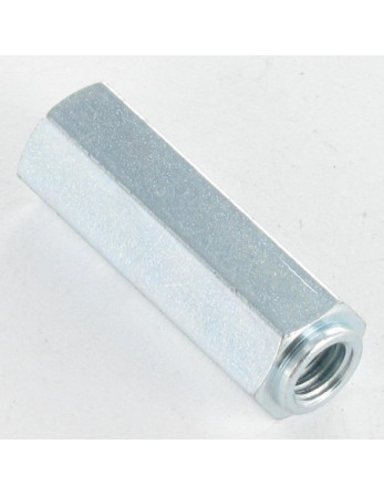 Entretoise Hexagonal à COLLET 10X30 Filetée sur M6X15 Acier zingué