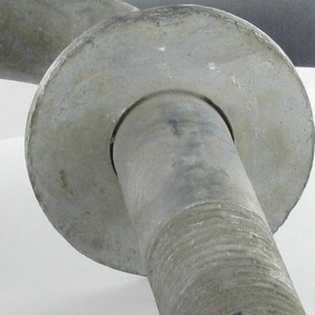 1 x Etrier Fond rond 230X100X230 M20+ECR+ROND Forte tenue à la corrosion Acier galvanisé à chaud