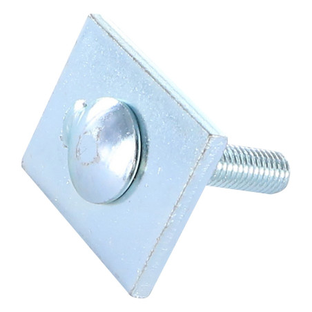 1 x PLAQUETTE 40X32X5 + TRCC JAPY tête ronde collet carré 8X40 Acier zingué