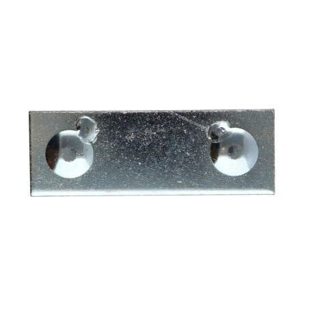 1 x PLAQUETTE 90X32X5 + TRCC JAPY tête ronde collet carré 8X25 Acier zingué