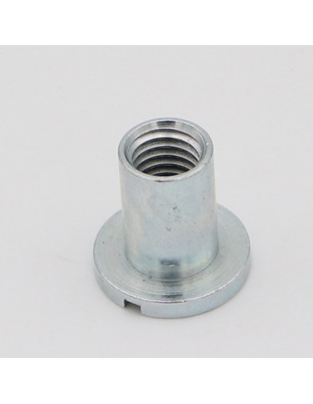Ecrou Tête Plate Fendue 20X20 M10 Acier zingué