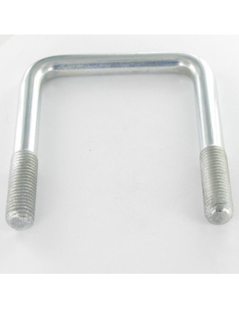 Etrier Fond droit ou plat 110X82X110 M14/40/40 Acier zingué