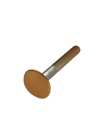 Vis PLAN Tête fraisée LARG 4ERGOT10X80 Acier zingué RAL1011M