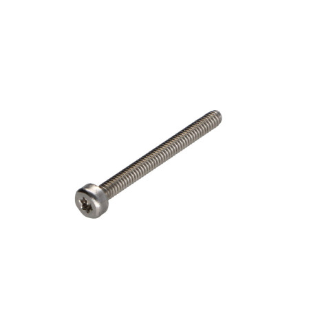 1 x Vis métaux Tête cylindrique TC TORX T8 Inox A2 M2.5X20 Filetée sur 17.5 microvis
