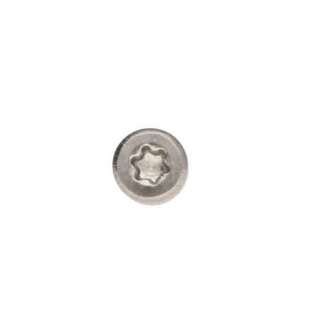 1 x Vis métaux Tête cylindrique TC TORX T10 Inox A2 M3X6 Filetage total microvis